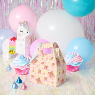 Caja Para Regalos Impresión de Teddy Adorable