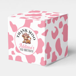 Caja Para Regalos Impresión de vaca de bebé de Moo