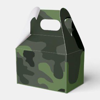 Caja Para Regalos Impresión del camuflaje verde oscuro gris n.º 14