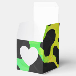Caja Para Regalos Impresión en blanco negro y arcoiris