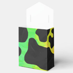 Caja Para Regalos Impresión en blanco negro y arcoiris