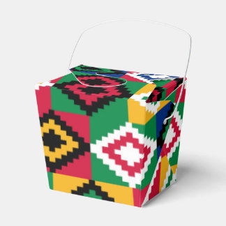 Caja Para Regalos Impresión geométrica africana de Kwanzaa (3)
