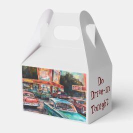 Caja Para Regalos Impresión gráfica Nostalgic Era Drive-in