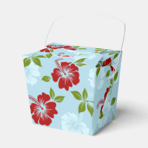 Caja Para Regalos Impresión hawaiana