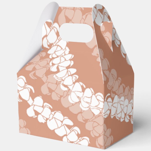 Caja Para Regalos Impresión hawaiana tropical (Reverso )