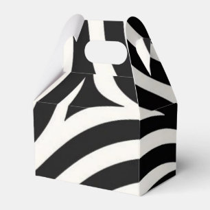 Caja Para Regalos Impresión moderna de rayas de cebra