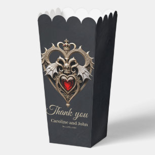 Caja Para Regalos Impresionante corazón gótico