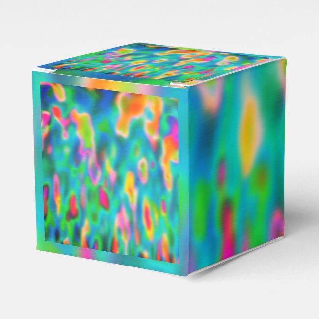 Caja Para Regalos Impresiones de Tulipán (Costado Anverso)
