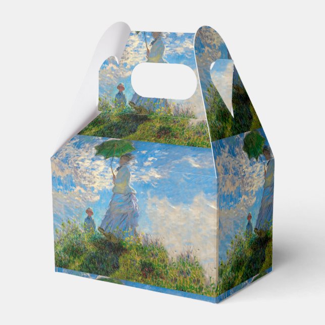 Caja Para Regalos Impresionismo de Monet Woman Parasol (Front Side)