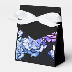 Caja Para Regalos impresionismo Shabby Chic Blue Purple Rosa