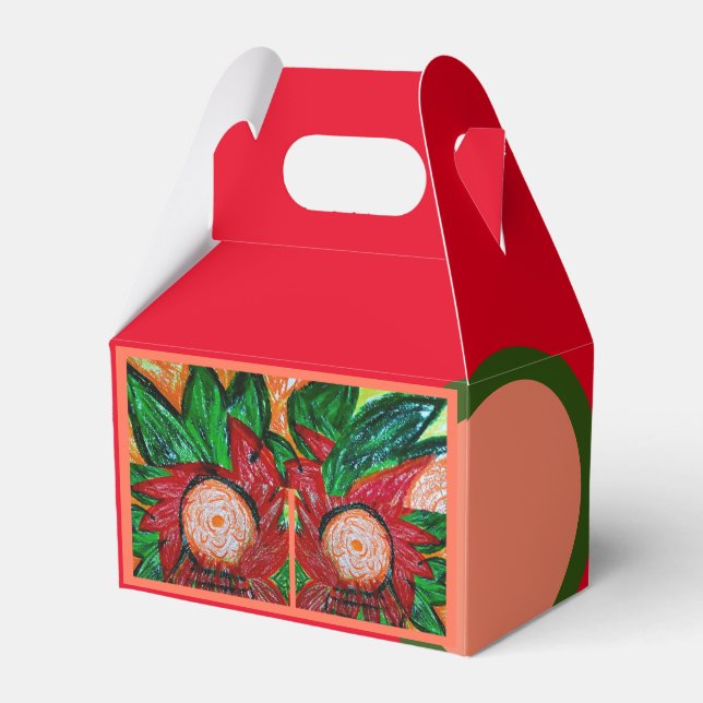 Caja Para Regalos Indonesio rojo (Front Side)