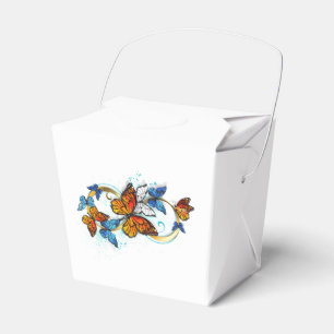 Caja Para Regalos Infinidad de Mariposas Monarca