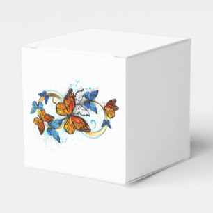 Caja Para Regalos Infinidad de Mariposas Monarca
