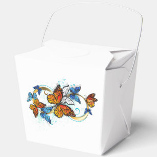 Caja Para Regalos Infinidad de mariposas monarca