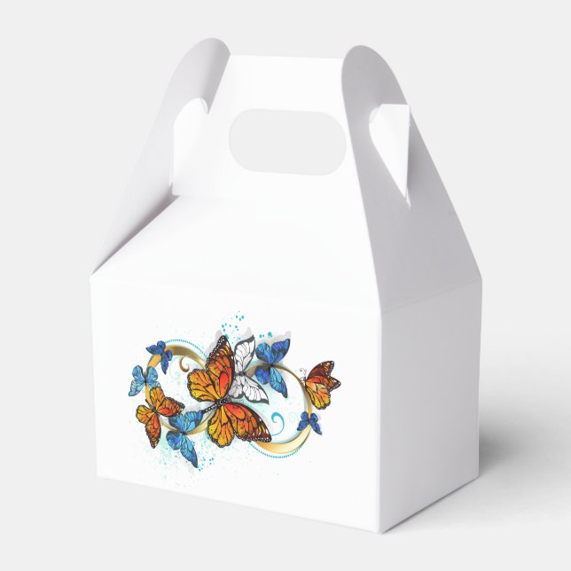 Caja Para Regalos Infinidad de Mariposas Monarca (Front Side)