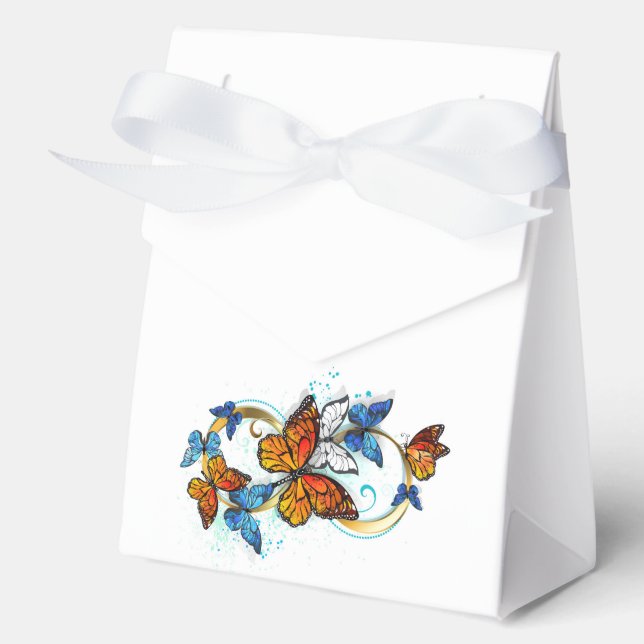 Caja Para Regalos Infinidad de Mariposas Monarca (Anverso)