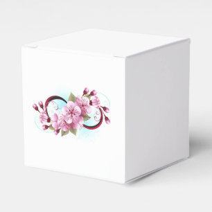 Caja Para Regalos Infinito con las flores de flores de Sakura Blosso