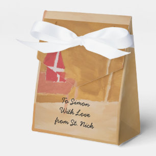 Caja Para Regalos Inglete de la acuarela de Sinterklaas del holandé