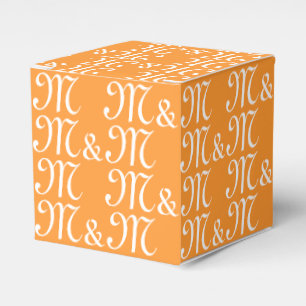 Caja Para Regalos Iniciales de pareja personalizadas monograma patró
