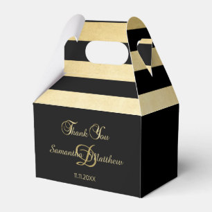 Caja Para Regalos Iniciales elegantes de encargo del monograma del
