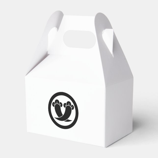 Caja Para Regalos Intersectar los tejidos en círculo (Front Side)