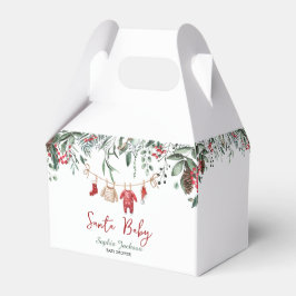 Caja Para Regalos Invierno de los Navidades de Santa Baby Shower