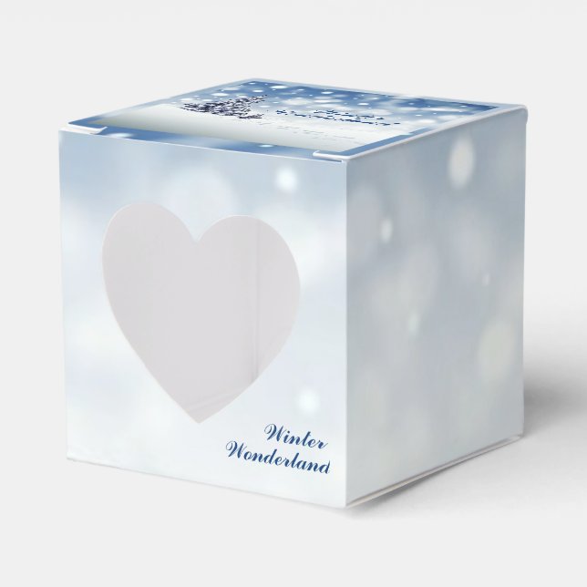 Caja Para Regalos Invierno de moda Wonderland Heart (Anverso)
