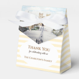 Caja Para Regalos Invierno en la casa de pintura del castillo de Win