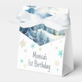 Caja Para Regalos Invierno onederland maravilloso cumpleaños