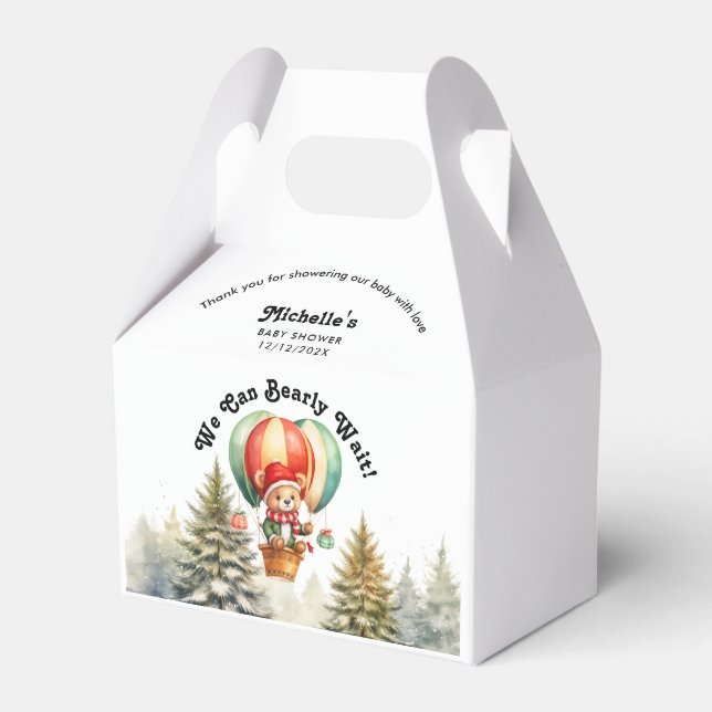 Caja Para Regalos Invierno podemos anticipar Navidades Baby Shower (Front Side)