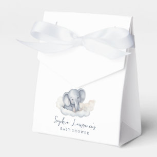 Caja Para Regalos Invitación a Baby Shower para bebés elefantes