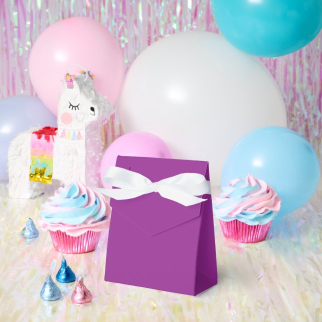 Caja Para Regalos Invitación a la boda magenta en negrita con estilo (Fiesta)