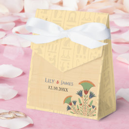 Caja Para Regalos Invitación a la boda Patrimonio faraónico sobre el