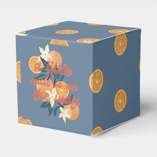 Caja Para Regalos Invitación a la ducha para bebés (Costado Anverso)