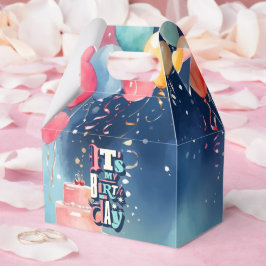 Caja Para Regalos Invitación a la fiesta de cumpleaños