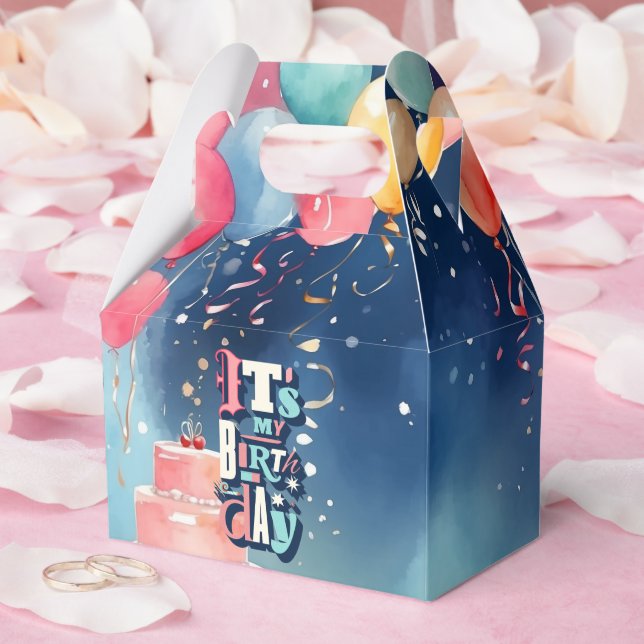 Caja Para Regalos Invitación a la fiesta de cumpleaños (Boda)