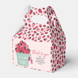 Caja Para Regalos Invitación a la fiesta de cumpleaños de Berry Firs