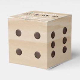 Caja Para Regalos Invitación de cumpleaños de juego de mesa