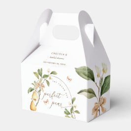 Caja Para Regalos Invitación de Despedida de Soltera de Floral Acuar