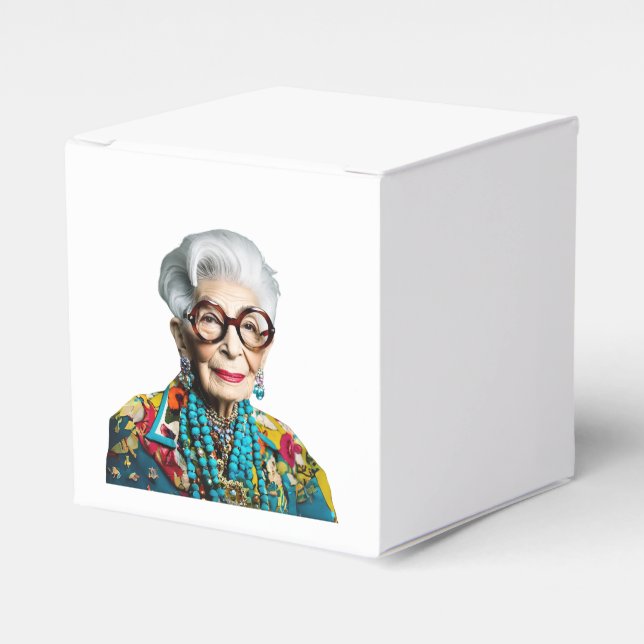 Caja Para Regalos Iris Apfel (Costado Anverso)
