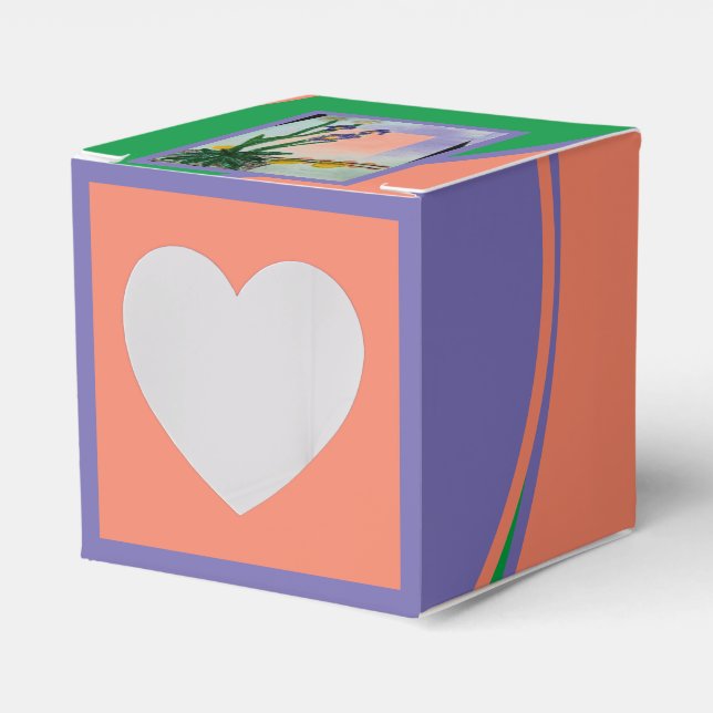 Caja Para Regalos Iris sibirica (Anverso)