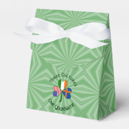 Caja Para Regalos Islas Åland Irlanda Estados Unidos Shamrock person
