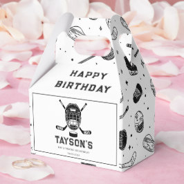 Caja Para Regalos It’s Game Time Hockey 5th Birthday Party 