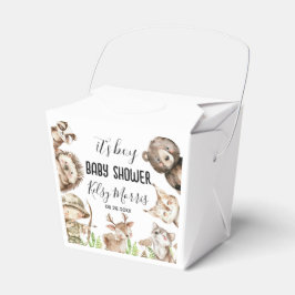 Caja Para Regalos its boy Rustic Woodland Baby Shower Invite