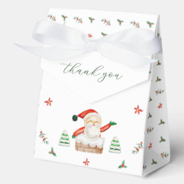 Caja Para Regalos It's Cold Outside Floral Santa Baby Shower 