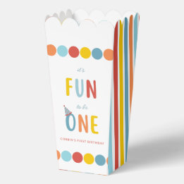 Caja Para Regalos It's Fun To Be One Colorful Party Favor Boxes