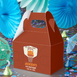 Caja Para Regalos It's Game time! Fun Basketball theme Birthday Kids