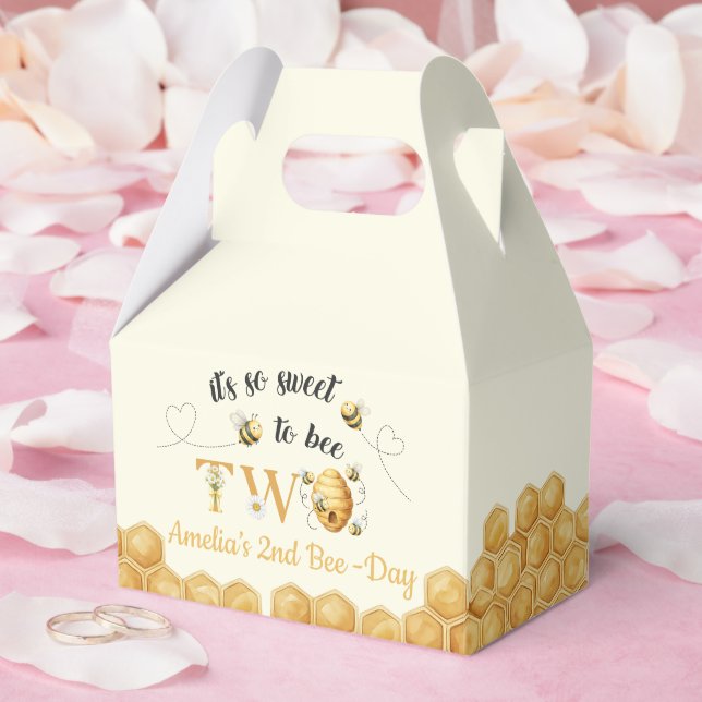 Caja Para Regalos It's So Sweet To Bee 2nd Birthday (Boda)