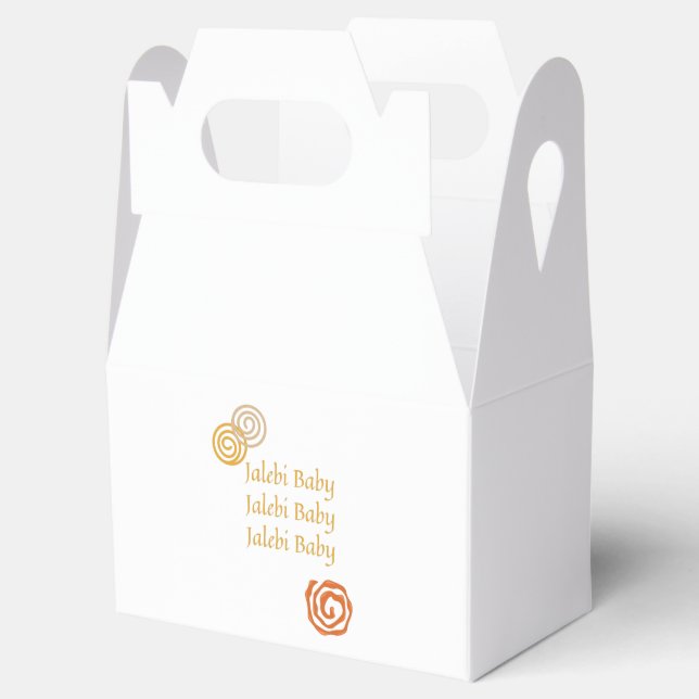 Caja Para Regalos jalebi baby napkins (Abierto)