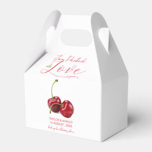 Caja Para Regalos Jam Packed with Love Cherry Fruit Boda